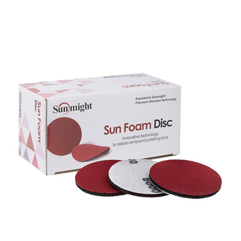 Sunmight Sunfoam 96120 Scheiben, 1000 g, ohne Loch, 7,6 cm, 20 Scheiben, 1 Packung von Sunmight