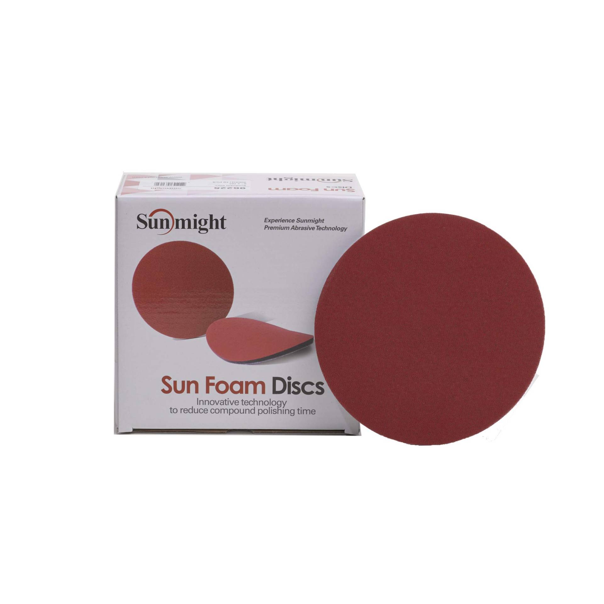 Sunmight Sunfoam 96225 3000G Grip No Hole Disc, 10 Scheiben von Sunmight