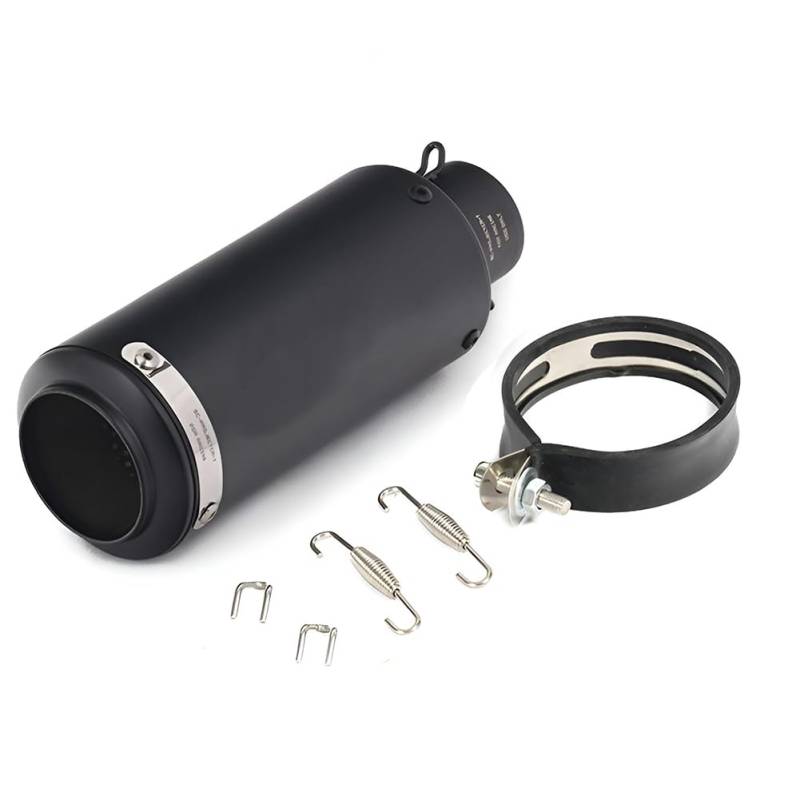 Slip-on Motorcycle Auspuffmuffler 2-2,4 "Moto Wabenschalldämpfer SC Großer Verschiebungsschalldler-Schwanzrohre für Z125 Ninja 300 R6 Abgasanlagen-Renovierung,60mm von Sunnomy