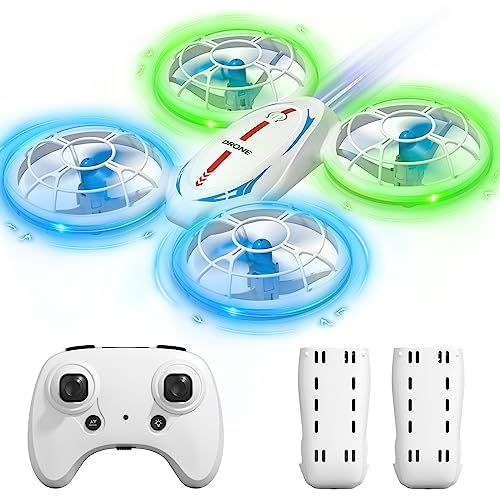 Sunrad Mini Drohne für Kinder Spielzeug ab 6 7 8 9 10+ Jahre Jungen,RC Flugzeug Spielzeug Drone für Kinder und Anfänger mit LED Lichter Indoor & Outdoor Geschenke für Jungen und Mädchen von Sunrad