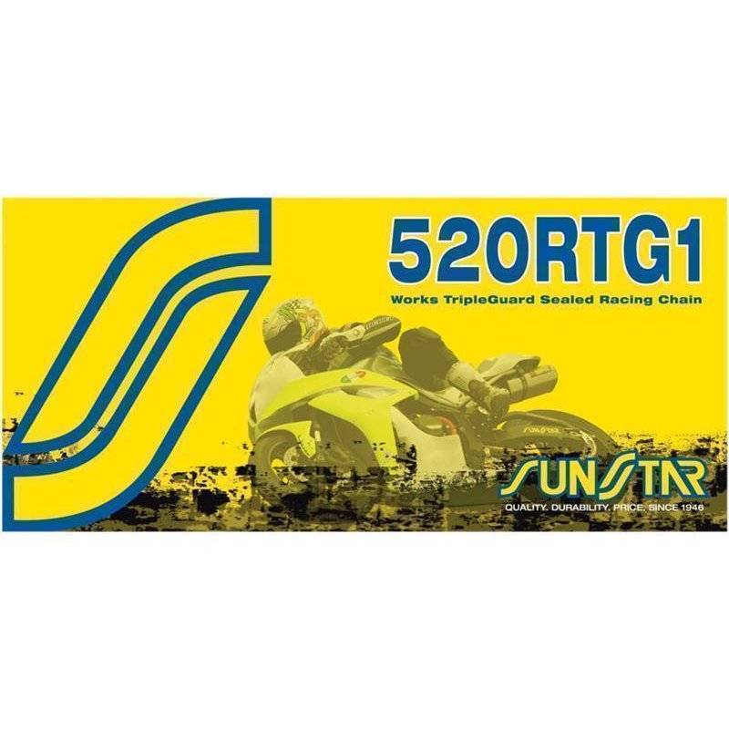 Kette Ring 520X100 Gold Ss520Rtg1-100G von Sunstar Sprockets