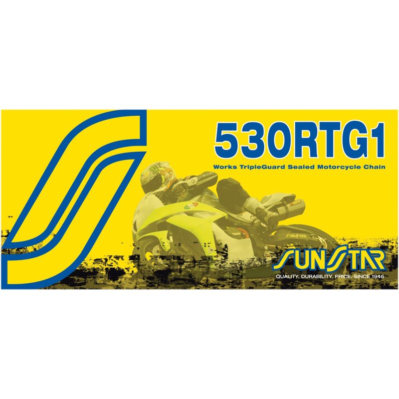 Kette Ring 530X120 Gold Ss530Rtg1-120G von Sunstar Sprockets