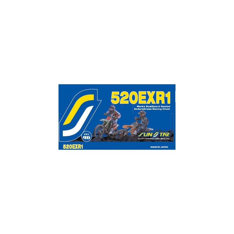 Kette U-Ring 520X108 Gold Ss520Exr1-108G von Sunstar Sprockets