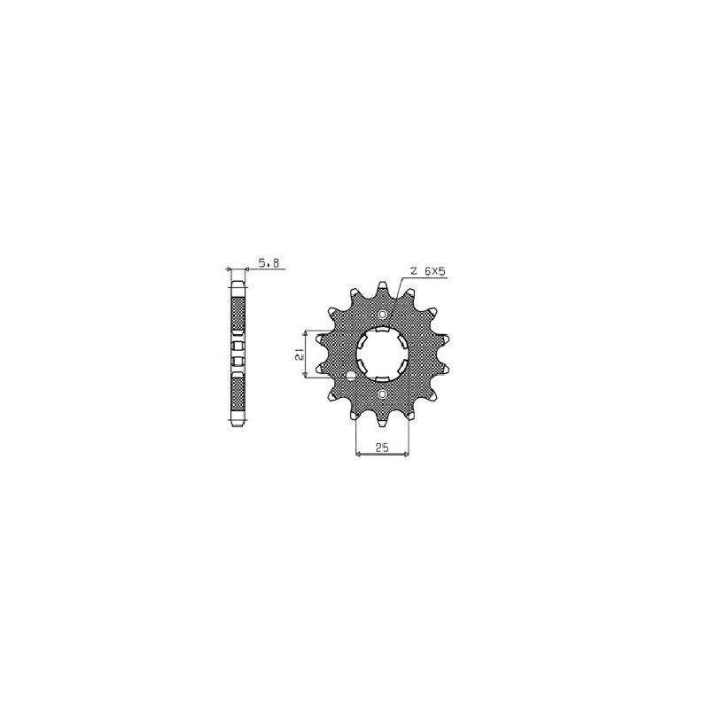 Ritzel 520 13T 31513 von Sunstar Sprockets