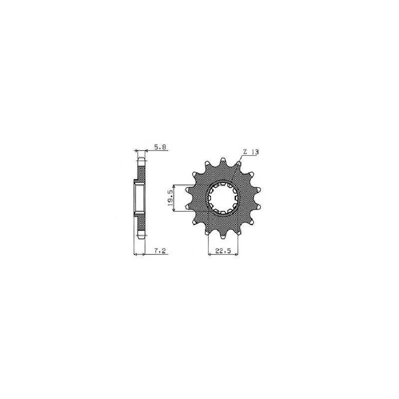 Ritzel 520 15T 32415 von Sunstar Sprockets