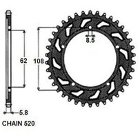 Kettenrad SUNSTAR SUNR1-3100-40 von Sunstar