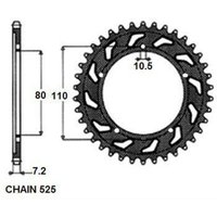 Kettenrad SUNSTAR SUNR1-4329-44 von Sunstar