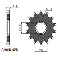 Kettenrad SUNSTAR SUNF226-13 von Sunstar