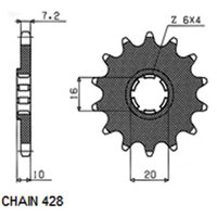 Kettenrad SUNSTAR SUNF227-14 von Sunstar