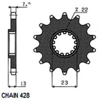 Kettenrad SUNSTAR SUNF235-15 von Sunstar