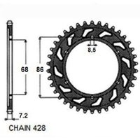 Kettenrad SUNSTAR SUNR1-2153-46 von Sunstar