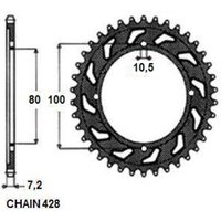 Kettenrad SUNSTAR SUNR1-2314-45 von Sunstar