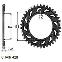 Kettenrad SUNSTAR SUNR1-2682-53 von Sunstar