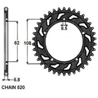 Kettenrad SUNSTAR SUNR1-3100-39 von Sunstar