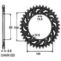 Kettenrad SUNSTAR SUNR1-3356-39 von Sunstar