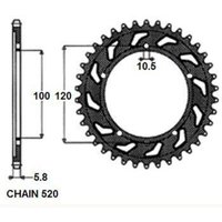 Kettenrad SUNSTAR SUNR1-3430-40 von Sunstar