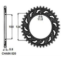 Kettenrad SUNSTAR SUNR1-3435-37 von Sunstar