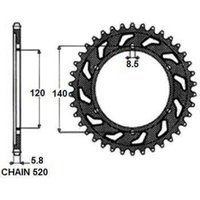 Kettenrad SUNSTAR SUNR1-3517-44 von Sunstar