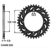 Kettenrad SUNSTAR SUNR1-3538-39 von Sunstar