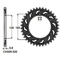 Kettenrad SUNSTAR SUNR1-3637-46 von Sunstar