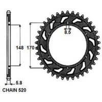 Kettenrad SUNSTAR SUNR1-3667-47 von Sunstar