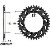 Kettenrad SUNSTAR SUNR1-3685-44 von Sunstar