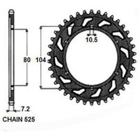 Kettenrad SUNSTAR SUNR1-4347-42 von Sunstar