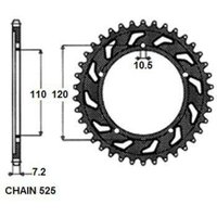 Kettenrad SUNSTAR SUNR1-4430-40 von Sunstar