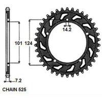 Kettenrad SUNSTAR SUNR1-4442-38 von Sunstar