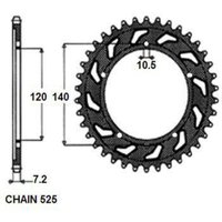 Kettenrad SUNSTAR SUNR1-4499-41 von Sunstar