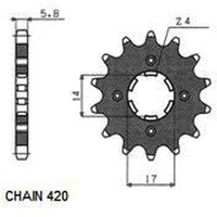 Kettenrad SUNSTAR SUNF102-13 von Sunstar