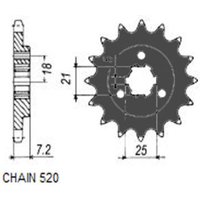 Kettenrad SUNSTAR SUNF335-15 von Sunstar