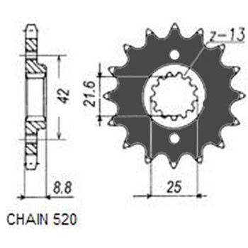 SUNSTAR Kettenritzel 333-15 von Sunstar