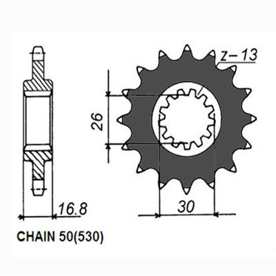 SUNSTAR Kettenritzel 522-15 von Sunstar