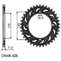 Kettenrad SUNSTAR SUNR1-2539-59 von Sunstar