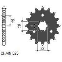 Ritzel SUNSTAR SUNF332-13 von Sunstar