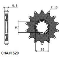 Zahnrad SUNSTAR SUNF3A1-14 von Sunstar