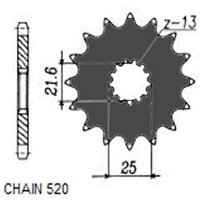 Ritzel SUNSTAR SUNF325-16 von Sunstar