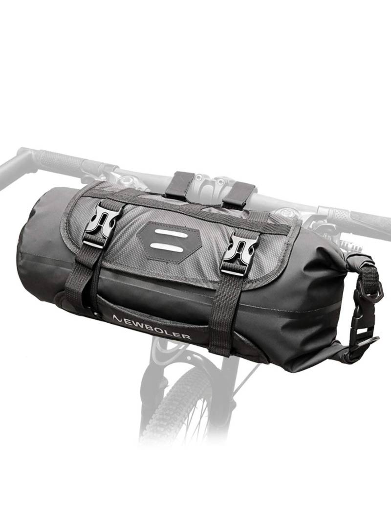 Sunydog Fahrrad-Lenkertasche wasserdichte Fahrradtasche mit abnehmbarem Fahrradtrockenpack (3-7L) und einstellbarem Fassungsvermögen von Sunydog