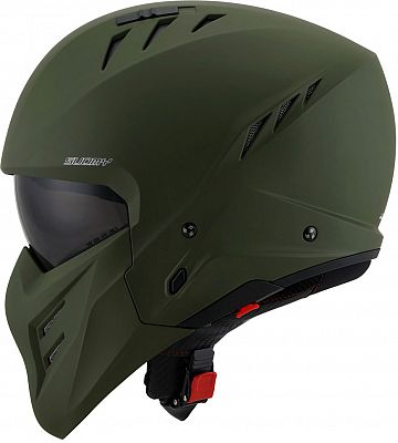 Suomy Armor Plain, Modularhelm - Matt-Dunkelgrün - L von Suomy