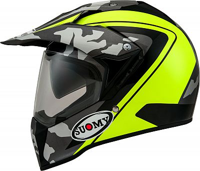 Suomy MX Tourer Desert, Integralhelm - Matt Neon-Gelb/Grau/Hellgrau - 2XL von Suomy