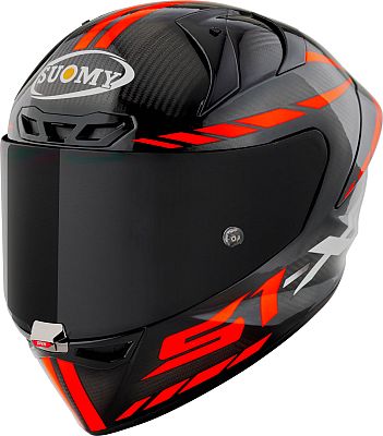 Suomy S1-XR GP Carbon Hypersonic, Integralhelm - Schwarz/Rot - L von Suomy