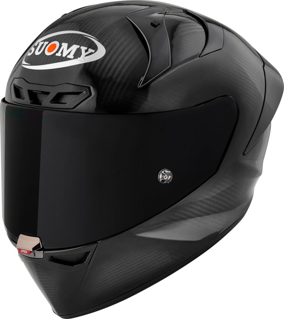 Suomy S1-XR GP Carbon in Sight FIM E06 Helm (Schwarz, S (55/56)) von Suomy