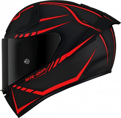 Suomy SR-GP Carbon Supersonic, Integralhelm - Matt Schwarz/Rot - XS von Suomy