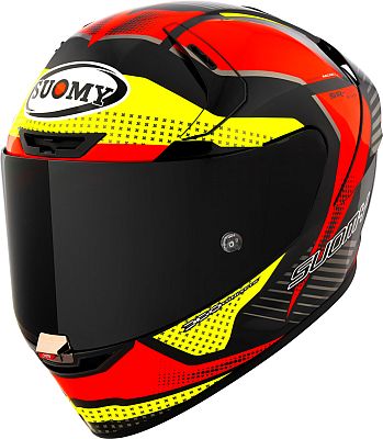 Suomy SR-GP EVO Airspeed, Integralhelm - Schwarz/Rot/Neon-Gelb - XXL von Suomy