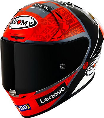 Suomy SR-GP Pecco Bagnaia Replica 2022 Sponsor, Integralhelm - Rot/Schwarz/Weiß - XL von Suomy