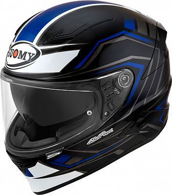 Suomy Speedstar Glow, Integralhelm - Schwarz/Weiß/Blau - XL von Suomy