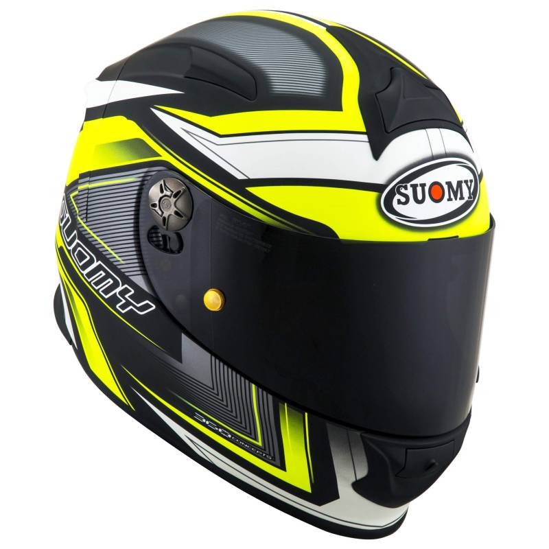 Suomy Sr-Sport Engine Helm Matt Black/Yellow Fluo, L von Suomy