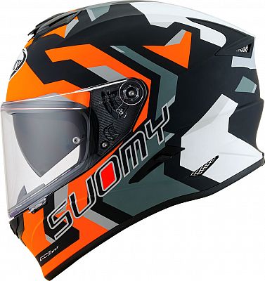 Suomy Stellar Swift, Integralhelm - Matt Orange/Grau/Weiß/Schwarz - XL von Suomy