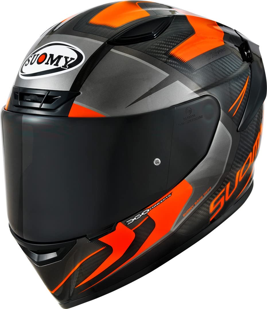 Suomy TX-Pro Advance 2023 Helm (Black/Orange,XL (61/62)) von Suomy